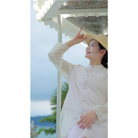 【抖音专属】【线上专属】【陌上花系列】立领小衫（24710261弗肯红）