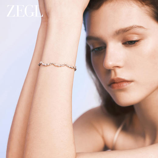 ZEGL设计师月映星河系列星星手链女小众精致2024新款925银手饰品 商品图1