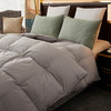 恒源祥100%白鸭绒羽绒被全棉四季被1250g  200*230cm【灰】 商品缩略图8
