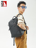 INUK新款酷黑休闲学生防水电脑双肩包大容量户外运动旅行背包男女 商品缩略图1