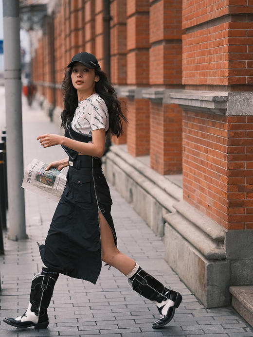 双腰头工装半裙 商品图2