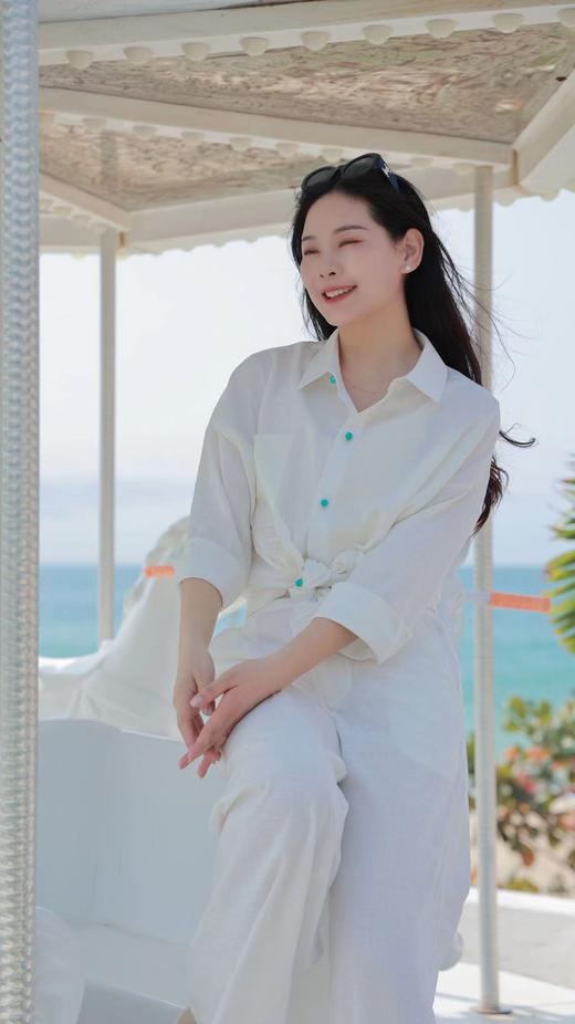 【抖音专属】阔腿裤（24709127山矾） 商品图3