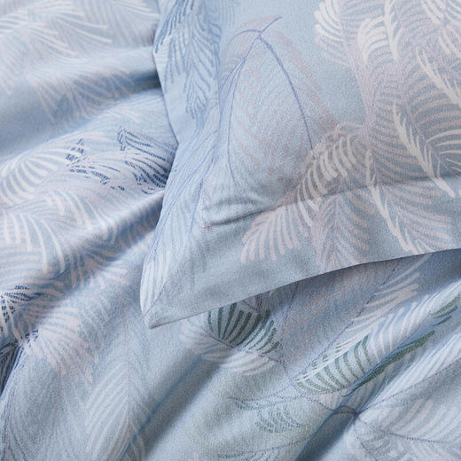 恒源祥家纺四件套全棉磨毛花卉四季款床上用品套件 丛林拂晓1.5/1.8米床 商品图6