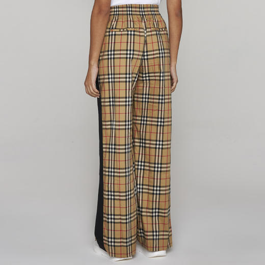 BURBERRY 巴宝莉 女士棉质运动休闲裤 格子 8083148 A7028 商品图2