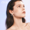 ZEGL设计师月映星河系列星芒耳环女2024新款星星耳钉925银针耳饰 商品缩略图2
