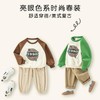 男童卫衣春季新款宝宝韩版复古上衣儿童圆领套头衫春装女童打底衫 商品缩略图3