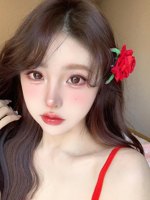 大直径年抛 agenscolor红莓黑加仑美瞳 直径14.5着色14.4 韩国产 商品图4