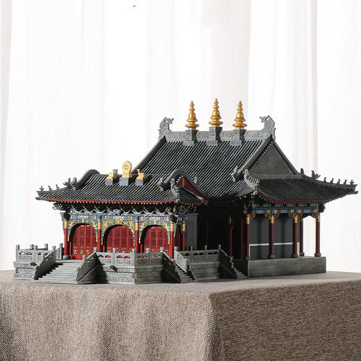 五爷财神庙实木拼装模型 | 亲手建一座香火旺盛的财神庙，求钱求乐求悠闲 商品图4
