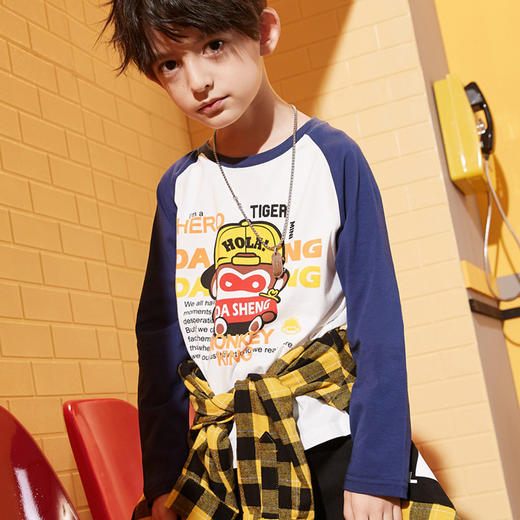 58元2件，单拍不发货！【特价清仓】贝叮熊纯棉休闲打底衫 商品图8