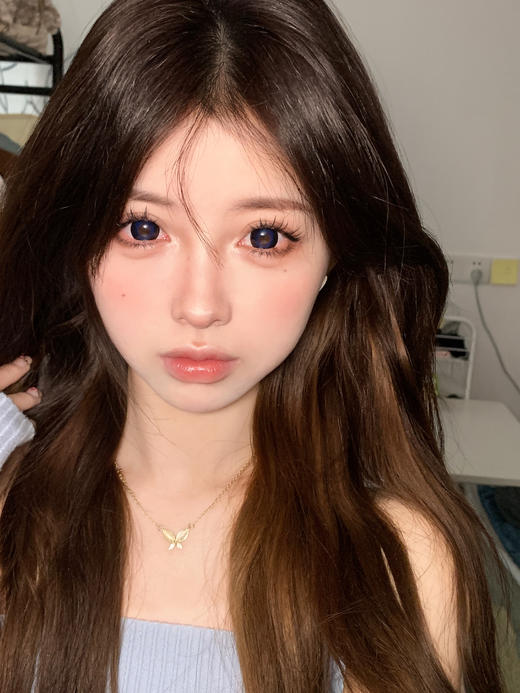 大直径年抛 agenscolor蓝色潮汐美瞳 直径14.5着色14.4 韩国产 商品图9