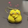 网红同款不离不弃钥匙扣  不梨不弃挂件水果黎可爱学生情侣书包礼物 商品缩略图0