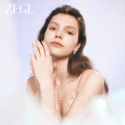 ZEGL设计师月映星河系列925银星星戒指女小众设计开口食指环尾戒 商品图5