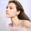 ZEGL设计师月映星河系列925银月亮耳环女2024新款高级感耳钉耳饰 商品缩略图3