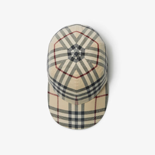 BURBERRY 巴宝莉 男女同款格纹棉质棒球帽 格子 8073370 A1450 商品图2