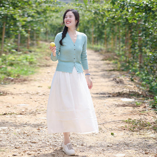 【现货】春季百搭气质A字裙半裙 商品图0