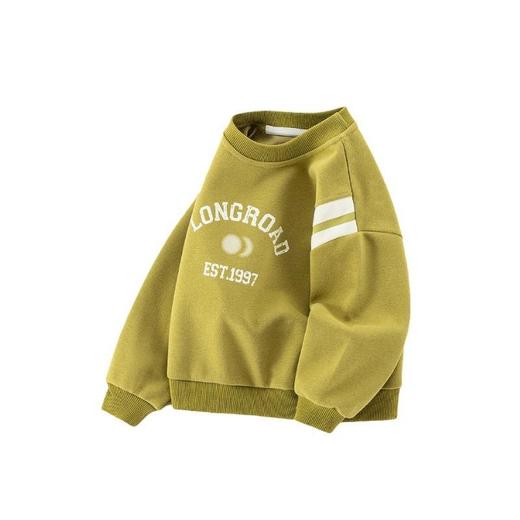 男童卫衣春季宝宝韩版衣服儿童卡通字母打底衫春装女童圆领打底衫 商品图4