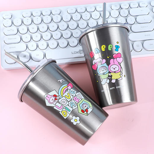 纪念日礼品专门店新款吸管杯恋恋日记吸管杯-155999314 商品图2