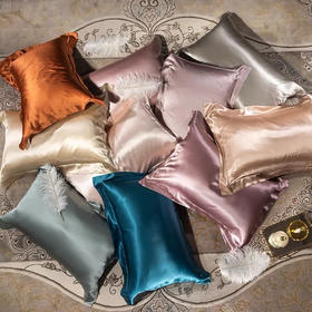 SOOKIE30姆米真丝枕套, 两件89元，送19姆米真丝眼罩1对（颜色随机）【G】