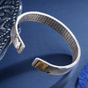 子佩集S999银【十二生肖】手镯【YHSZ105】带金色真言心经2403 商品缩略图4