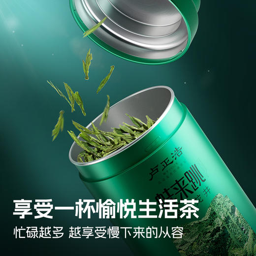 【2026年新茶预售】卢正浩雨前二级蛙来跳50克罐绿茶茶叶 商品图7