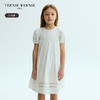 TeenieWeenie Kids小熊童装春夏女童全棉法式泡泡袖连衣裙TKOW246461N 商品缩略图1