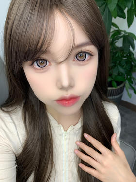 大直径年抛 agenscolor夏日甜果粉美瞳 直径14.5着色14.4 韩国产