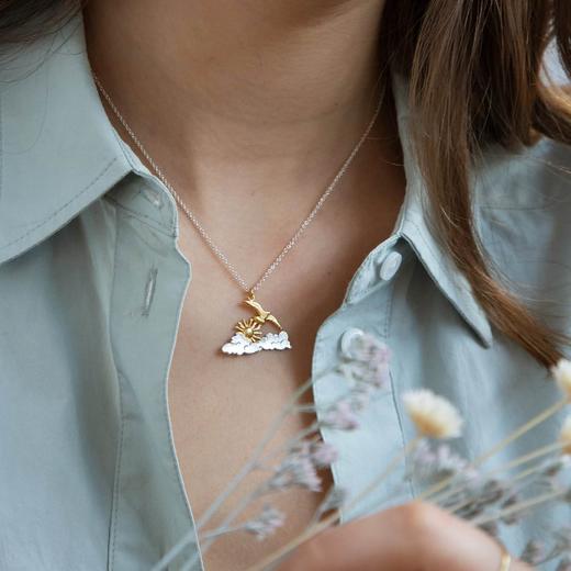 北京仓｜Alex Monroe-Morning Sunrise-晨曦初照 项链 ［英国设计师］ 商品图1