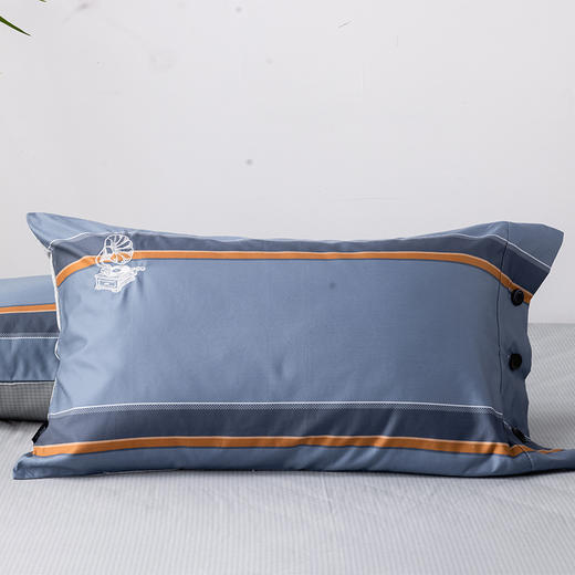 多喜爱 全棉新疆精梳棉简约时尚三/四件套 时光音悦cs 商品图4