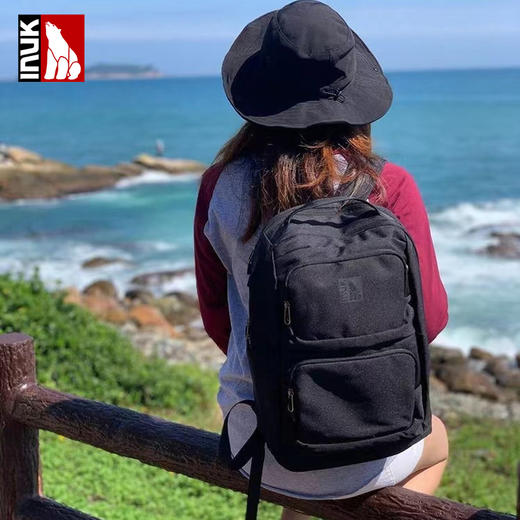 INUK大容量双肩背包学生书包休闲旅行电脑包轻便时尚小众 商品图1