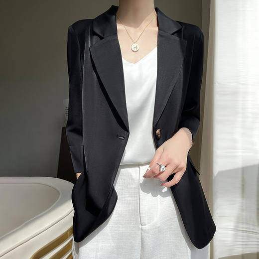 优选丨高端专柜品质醋酸珍珠扣/大扣西装外套 商品图4