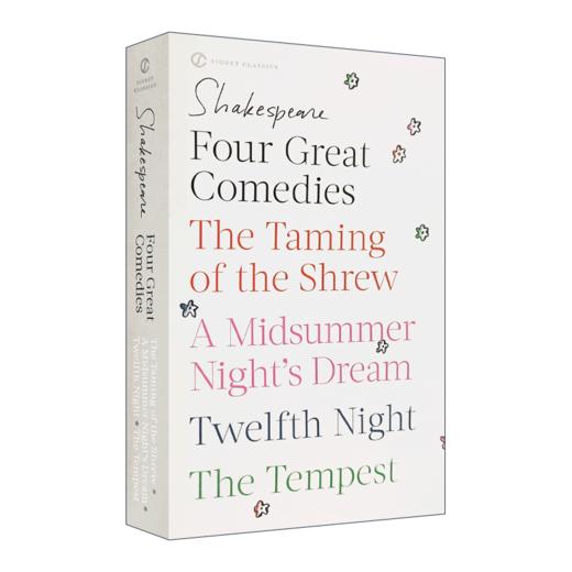 莎士比亚四大喜剧 Shakespeare 英文原版小说 Four Great Comedies 仲夏夜之梦 第十二夜 驯悍记 暴风雨 英文版进口文学书籍正版 商品图1