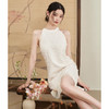 西遇小香风连衣裙女新款挂脖高级感名媛流苏收腰短裙V0050527 商品缩略图2