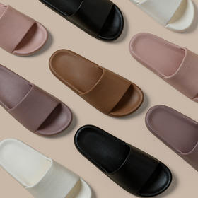 老米优品🎈福利！情侣款 日式EVA凉拖鞋  家居拖夏季防水防滑踩屎感   浴室皮纹拖