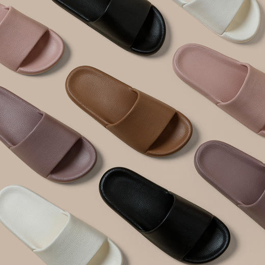 老米优品🎈福利！情侣款 日式EVA凉拖鞋  家居拖夏季防水防滑踩屎感   浴室皮纹拖 商品图0