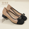 信诺真皮单鞋2024新款春季中年女鞋小香风小皮鞋女士软底妈妈鞋子24C5009-7 商品缩略图2