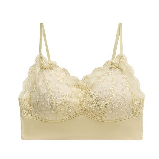 2025春夏【蕾丝美背 性感薄款裸感内衣】舒适固定杯 防走光裹胸拼接一片式内衣 商品图6