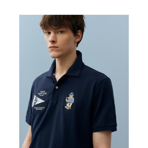 TeenieWeenie小熊男装POLO衫T恤男夏季TNHW246507ITNHW246507I 商品图3