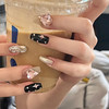 小红书爆款手工穿戴甲中长款冰透极光钻腮红美甲甲片批发指甲贴片 商品缩略图13