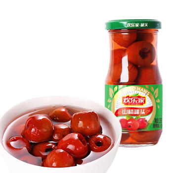 欢乐家山楂罐头256g*12瓶 新鲜水果罐头 礼盒送礼 休闲零食 商品图6