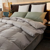 恒源祥100%白鸭绒羽绒被全棉四季被1250g  200*230cm【灰】 商品缩略图6