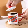 创意网红搞怪白酒水杯情侣办公室陶瓷马克杯带盖勺男女咖啡牛奶杯 商品缩略图2