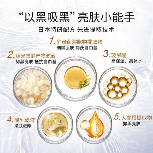 【急救补水修复】cure 日本LM丽司莫神经酰胺保湿修护备长炭面膜 （6片/盒） 商品图4