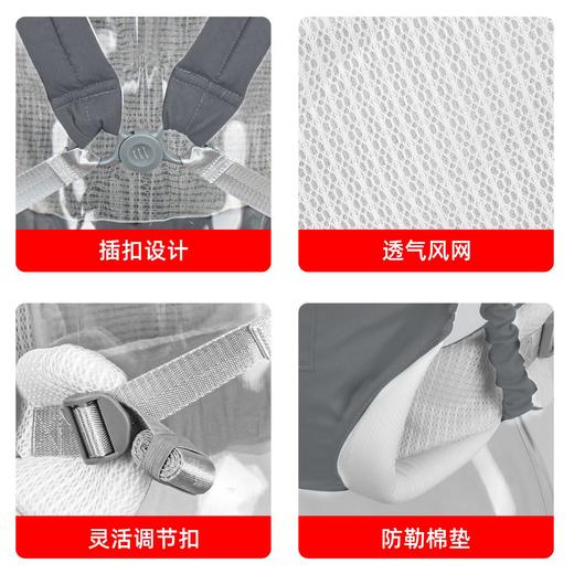 【科学分压 减轻负重遛娃更舒适】婴儿背带宝宝出行背袋初生儿四季可用简易双肩背带多功能抱娃神器 商品图2