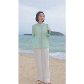 【抖音专属】【始芳菲系列】阔腿裤（24709175山矾）