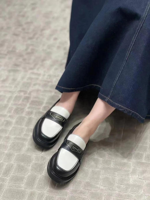 现货 THS 3.9-限时 D家 Boy开边珠小牛皮乐福鞋 2色 BZ1160 商品图1