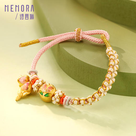 等一朵花开 郁金香-郁见幸福 黄金足金转运珠女款MEMORA诗普琳HP648201 商品图1