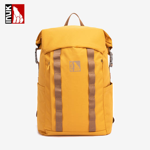 INUK新款环保卷口大容量双肩包男女背包户外登山包学生书包电脑包 商品图5