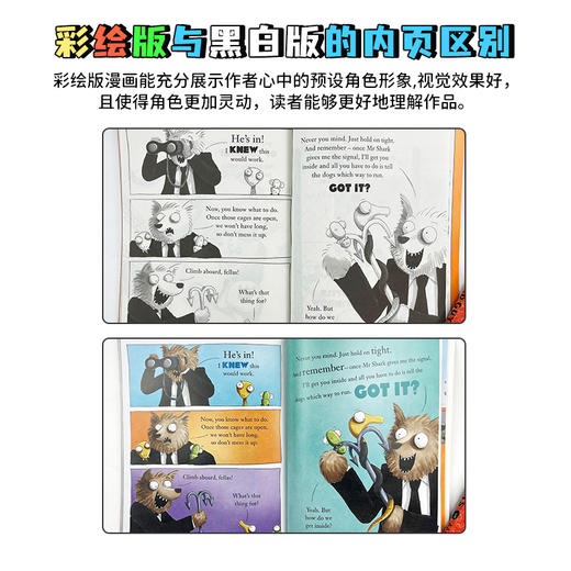 The Bad Guys 坏蛋联盟 彩色版 Scholastic学乐畅销童书 英语课外阅读章节书  蓝思值530L-550L 商品图2