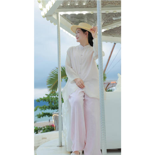 【抖音专属】【线上专属】【陌上花系列】立领小衫（24710261弗肯红） 商品图3