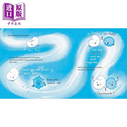 【中商原版】空气 Emily Kate Moon Puff 英文原版 儿童科普绘本 自然科学知识百科图画书 精装 进口读物4-8岁 All About Air 商品图3